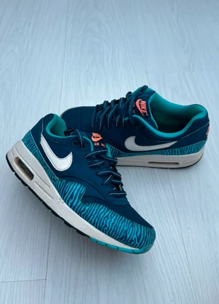 Nike Air Max 1 Blue Aqua Zebra Print Trainers UK 5, brand: Nike, condition: Good, size: 5, £25.00, £26.95 includes Buyer Protection