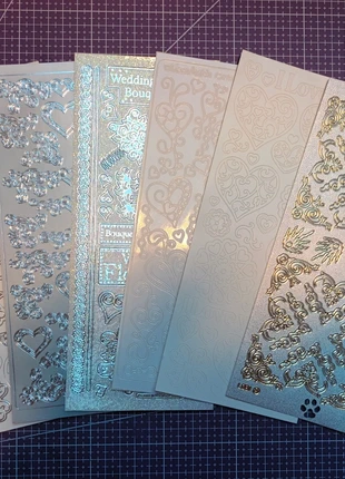 6 planches de stickers type contour starform thème mariage amour, marque: Inconnu, état: Très bon état, 1,50 €, 2,28 € Protection acheteurs incluse