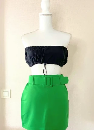 Black Fashion - Crop Top Sans Bretelles Avec Détails Élastiques - Noir - Taille M, marke: Black Fashion, zustand: Neu, mit Etikett, größe: M / 38 / 10, 7,50 €, 8,58 € beinhaltet Vinted-Käuferschutz Pro