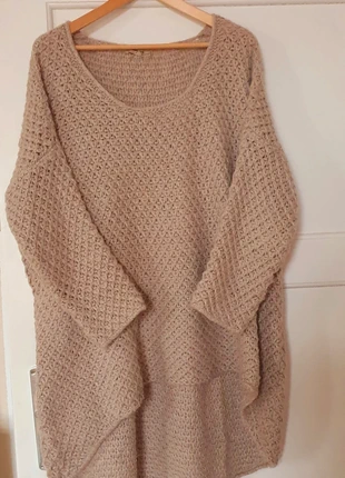 Pullover oversize, sandfarbend, Made in Italy, brand: Made In Italy, condizioni: Buone, taglia: XXL / IT 48 / EU 44, €15.00, €16.45 include la Protezione acquisti