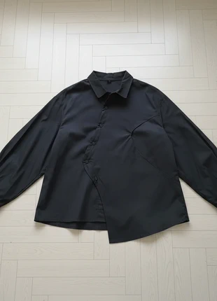 Chemise Femme Bleu Profond – Manches Longues, Boutonnée, Col Classique, Printemps/Automne, marque: Vintage Dressing, état: Très bon état, taille: S / 36 / 8, 35,00 €, 37,45 € Protection acheteurs incluse