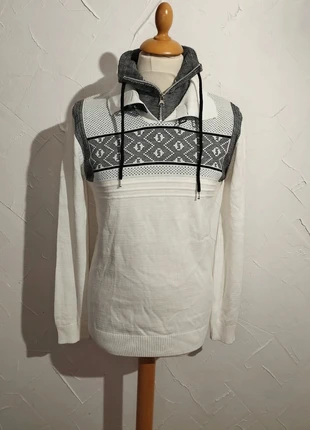 Chaud Pull Bel Mode Blanc Noir Style Norvégien Taille L, marque: Bel Mode, état: Très bon état, taille: L, 5,00 €, 5,95 € Protection acheteurs incluse