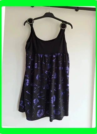 Haut vintage noir et violet à motifs graphiques femme, état: Très bon état, taille: Taille unique, 7,00 €, 8,05 € Protection acheteurs (Pro) incluse