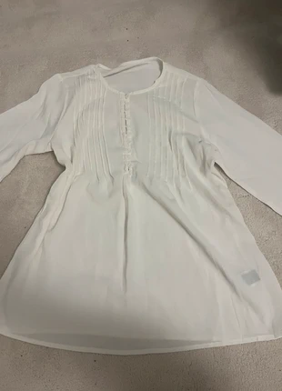 Chemisier blanc Shein, marke: Shein, zustand: Sehr gut, größe: M / 38 / 10, 9,00 €, 10,15 € inklusive Vinted-Käuferschutz