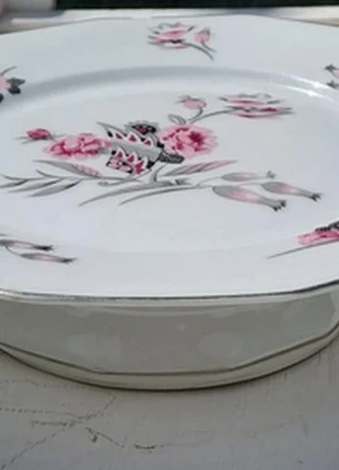 Ancien plat original sur pied douche présentoir gâteau Blanc fleur rose Vintage Art Deco 1930, marke: Vintage, zustand: Sehr gut, 15,01 €, 16,46 € inklusive Vinted-Käuferschutz