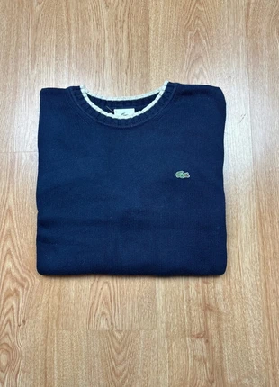 Pull col rond maille coton Lacoste marine, taille 5 (L), marque: Lacoste, état: Très bon état, taille: L, 29,90 €, 32,10 € Protection acheteurs (Pro) incluse