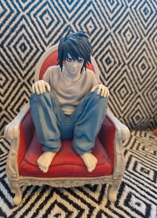 L death note ryuzaki figure in chair, brand: unknown, condition: Good, size: Preemie, up to 44cm, £10.00, £11.10 includes Buyer Protection