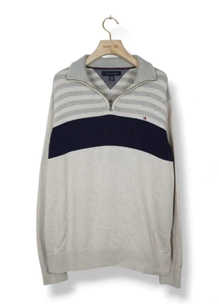 Jersey con 1/4 cremallera Tommy Hilfiger - Hombre (L), marque: Tommy Hilfiger, état: Très bon état, taille: L, 35,00 €, 37,45 € Protection acheteurs (Pro) incluse