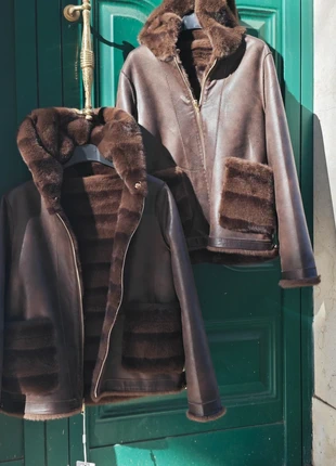 novita' giacca Giubbotto pellicci Double face M-L-xL, marca: Bright Girl, estado: Nuevo con etiquetas, tamaño: L / 40 / 12, 75,50 €, 79,98 € Protección al comprador incluida