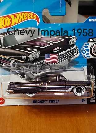 🔥Hotweels🔥 Chevy Impala 🇺🇲, brand: Hot Wheels, condizioni: Nuovo con cartellino, taglia: Taglia unica, €3.00, €3.85 include la Protezione acquisti