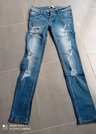 Jean slim noir, marque: Noir, état: Très bon état, taille: W30 | FR 40, 2,00 €, 2,80 € Protection acheteurs incluse