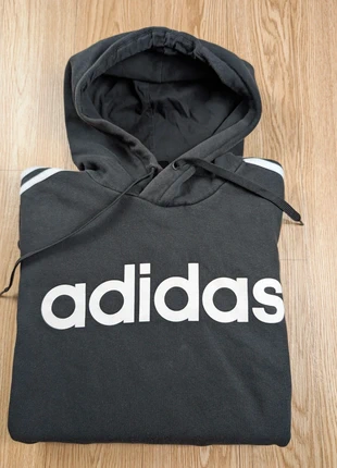 Hoodie Sweat Adidas noir unisexe bandes sur les bras taille M poche kangourou #420d, brand: adidas, condizioni: Ottime, taglia: M, €12.00, €13.30 include la Protezione acquisti