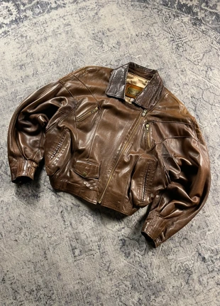 Vintage leather women Flight Faded top gun cropped Baggy rare France 🇫🇷 crop fit collection size S, brand: Japan Style, condition: Very good, size: S / 36 / 8, €170.00, €179.20 includes Buyer Protection Pro