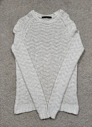 Pull en maille texturé Zara Man | Crème | Taille S, brand: Zara Man, condizioni: Ottime, taglia: S, €15.00, €16.45 include la Protezione acquisti