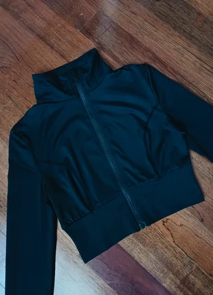 Chaqueta deportiva pegada negra, marque: Shein, état: Très bon état, taille: S / 36 / 8, 3,90 €, 4,80 € Protection acheteurs incluse