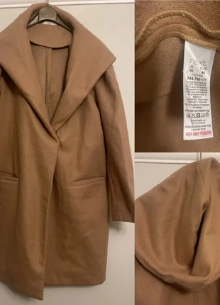 Size 16 Beige/Camel hooded pea coat from Next, brand: Next, condition: Very good, size: L / UK 16-18, £20.00, £21.70 includes Buyer Protection