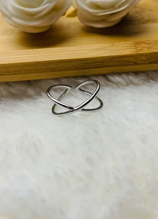 Bague Minimaliste Croisée en argent 925 ajustable tendance Neuve, brand: Argent, condition: New without tags, size: Adjustable, €10.90, €12.15 includes Buyer Protection