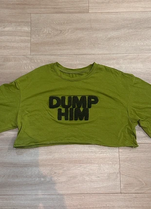 T-shirt court Dump Him vert foncé y2k, marque: y2k, état: Neuf sans étiquette, taille: S / 36 / 8, 9,50 €, 10,68 € Protection acheteurs incluse