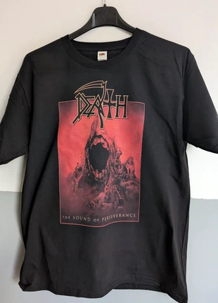 T-shirt nera | Death | The Sound of Perseverance, marca: nobrand, estado: Muito bom, tamanho: M, €13.00, €14.35 inclui Proteção do Comprador Pro
