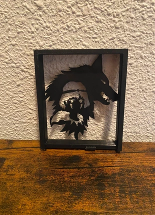 Cuadro Princesa Mononoke de 15×12,5 cm negro, marque: Studio Ghibli, état: Neuf avec étiquette, 4,50 €, 5,43 € Protection acheteurs incluse