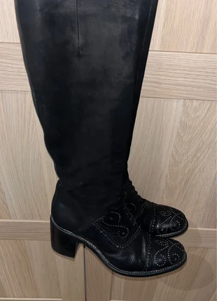 Frelance noir, daim et cuir, marca: FREE LANCE, estado: Muito bom, tamanho: 38.5, €120.00, €126.70 inclui Proteção do Comprador