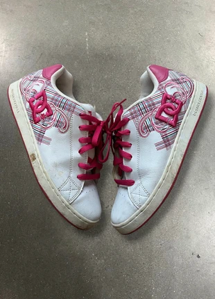 DC Shoes Pixie's 4 Chunky Skate Sk8 Vintage Y2k 2000s 00s Pink White Leather, marque: DC Shoes, état: Très bon état, taille: 40.5, 149,99 €, 158,19 € Protection acheteurs incluse