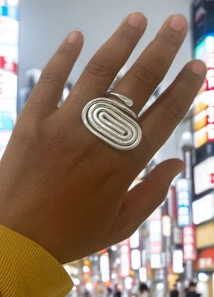 Bague ajustable inoxydable argenté, brand: Fait Main, condizioni: Nuovo con cartellino, taglia: Regolabile, €8.00, €9.10 include la Protezione acquisti