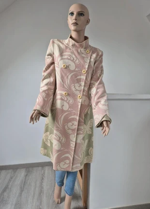 Manteau en laine - Rose & Vert - Custo, brand: Custo, condizioni: Ottime, taglia: L / IT 44 / EU 40, €20.00, €21.70 include la Protezione acquisti