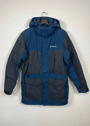 Manteau long Columbia homme noir et bleu Omni Heat - taille S, marca: Columbia, estado: Muito bom, tamanho: S, €30.00, €32.20 inclui Proteção do Comprador