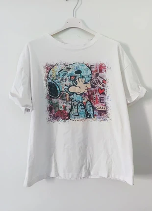 T25 T-shirt Snoopy street art graffiti bianca M, brand: Snoopy, condizioni: Ottime, taglia: M / IT 42 / EU 38, €12.90, €14.25 include la Protezione acquisti