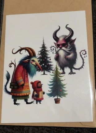 Krampus Christmas Card, brand: The Wytchery, condition: New, £1.00, £1.75 includes Buyer Protection Pro