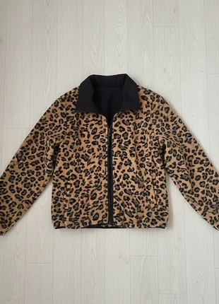 Veste Blouson Réversible Femme Léopard Noir Bomber Doux Manteau Court Hiver, marque: Femme, état: Très bon état, taille: M / 38 / 10, 52,00 €, 55,30 € Protection acheteurs incluse