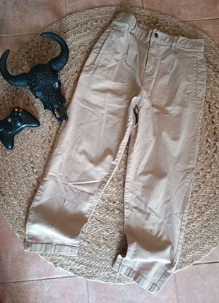 Baggy beige large oversize Bershka S 36 homme femme, marque: Bershka, état: Très bon état, taille: S / 36 / 8, 9,00 €, 10,15 € Protection acheteurs (Pro) incluse