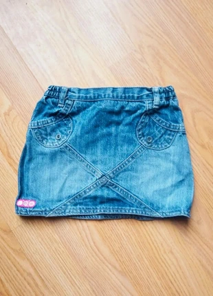 Jupe en jean bleu coutures géométriques - Tape à l'œil - 23 mois (86 cm), marque: Tape à l'œil, état: Très bon état, taille: 18-24 mois / 86 cm, 4,50 €, 5,43 € Protection acheteurs incluse