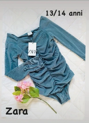 Top body maniche lunghe 👧🏻 ragazza 13/14 anni Zara, marque: Zara, état: Neuf avec étiquette, taille: 13 ans / 158 cm, 20,00 €, 21,70 € Protection acheteurs incluse