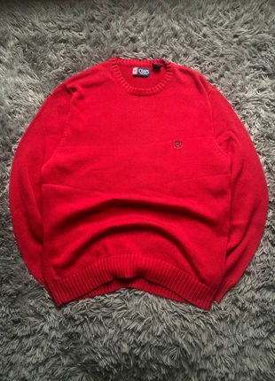 Ralph Lauren Chaps red sweater casual crewneck pull, merk: Chaps Ralph Lauren, staat: Heel goed, maat: XL, € 14,95, € 16,40 inclusief Kopersbescherming