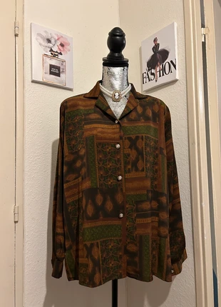 Chemise vintage bohème chic made in France, marca: Vintage Dressing, estado: Muito bom, tamanho: XXXL / 46 / 18, €9.00, €10.15 inclui Proteção do Comprador Pro