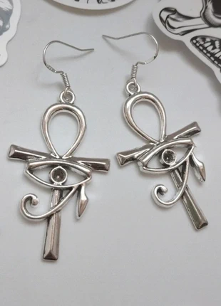 Ankh Horus Earrings, marke: goth, zustand: Neu, 8,00 €, 9,10 € inklusive Vinted-Käuferschutz