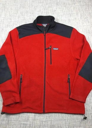 Polaire Patagonia Homme Full zip Gilet 3 poches zip Rouge Noir Taille XL - 1244, brand: Patagonia, condition: Good, size: XL, €35.00, €37.45 includes Buyer Protection