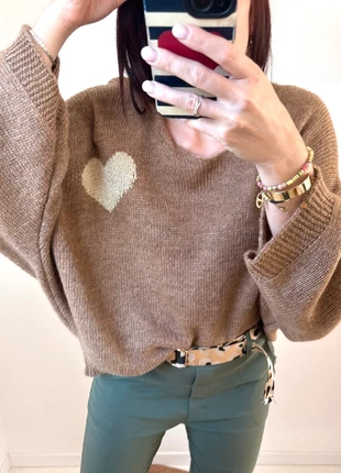 Pull en maille ultra loose cœur neuf, brand: Inconnu, condizioni: Nuovo senza cartellino, taglia: Taglia unica, €19.00, €20.65 include la Protezione acquisti