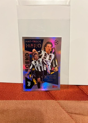 Topps Champions League Stickers 25/26 Hat - Trick Hero Alessandro Del Piero - Juventus, merk: Topps, staat: Nieuw met prijskaartje, € 3,00, € 3,85 inclusief Kopersbescherming