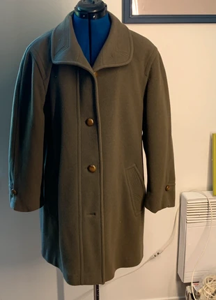 Splendide manteau kaki en laine vierge, marca: LAINE, estado: Muy bueno, tamaño: M / 38 / 10, 55,00 €, 58,45 € Protección al comprador incluida