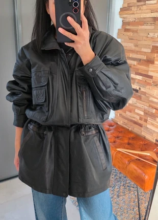 Magnifique manteau oversize en cuir taille XL, marque: Vintage Dressing, état: Très bon état, taille: L / 40 / 12, 90,00 €, 95,20 € Protection acheteurs incluse