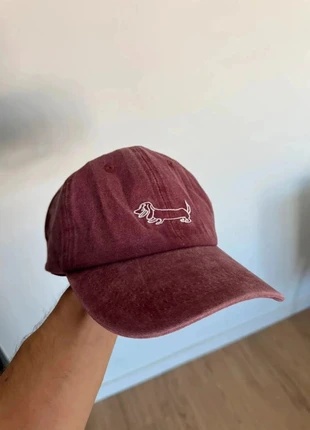 Casquette Bordeaux Vintage Logo Teckel Brodé, marke: Boutique Parisienne, zustand: Neu, größe: Einheitsgröße, 9,90 €, 11,10 € beinhaltet Vinted-Käuferschutz Pro