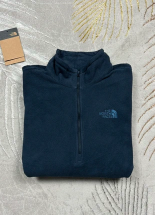 Polaire 1/4 zip the north face bleu nuit logo brodé argenté, brand: The North Face, condition: Very good, size: M, €28.00, €30.10 includes Buyer Protection Pro