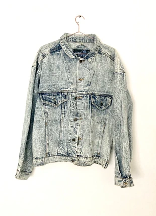 Veste en jean vintage oversize – effet stonewashed, état: Très bon état, taille: L, 20,00 €, 21,70 € Protection acheteurs incluse