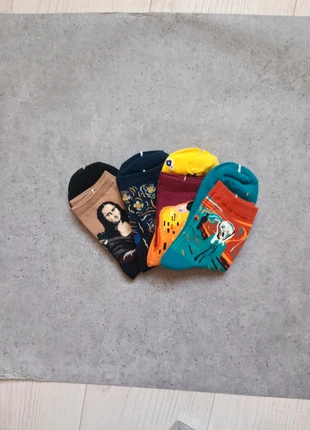 4 paires de chaussettes unisexe " retro", condition: New without tags, size: S | 35–38, €15.00, €16.45 includes Buyer Protection