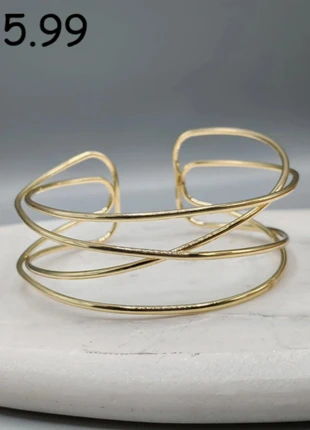 Bracelet de bras croisé doré 1714, condition: Very good, €5.99, €6.99 includes Buyer Protection Pro