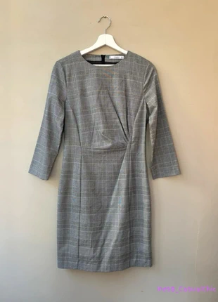 Robe droite à carreaux gris Mango Basics – Taille M - Très bon état, marke: Mango, zustand: Sehr gut, größe: M / 38 / 10, 13,00 €, 14,35 € inklusive Vinted-Käuferschutz
