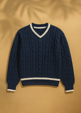 Superbe pull bleu marine, marke: sans marque, zustand: Sehr gut, größe: M / 38 / 10, 35,99 €, 38,49 € inklusive Vinted-Käuferschutz
